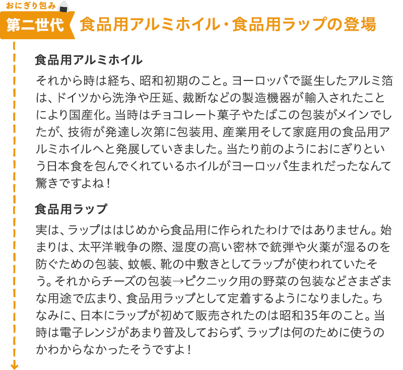 ホイルとラップの違いを知れば いつものおにぎりがもっと便利においしくなる 東洋アルミエコープロダクツ株式会社